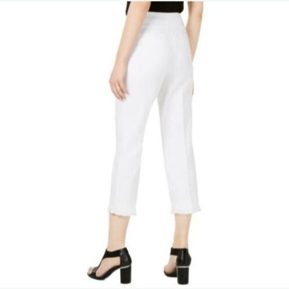 Alfani White Slim Leg‎ Tummy Control Pants Size 14 - Picture 2 of 14